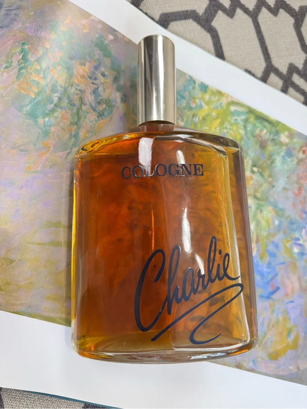 Vintage 16 Oz 1 Pint Revlon Charlie Original Formula Splash Collectible